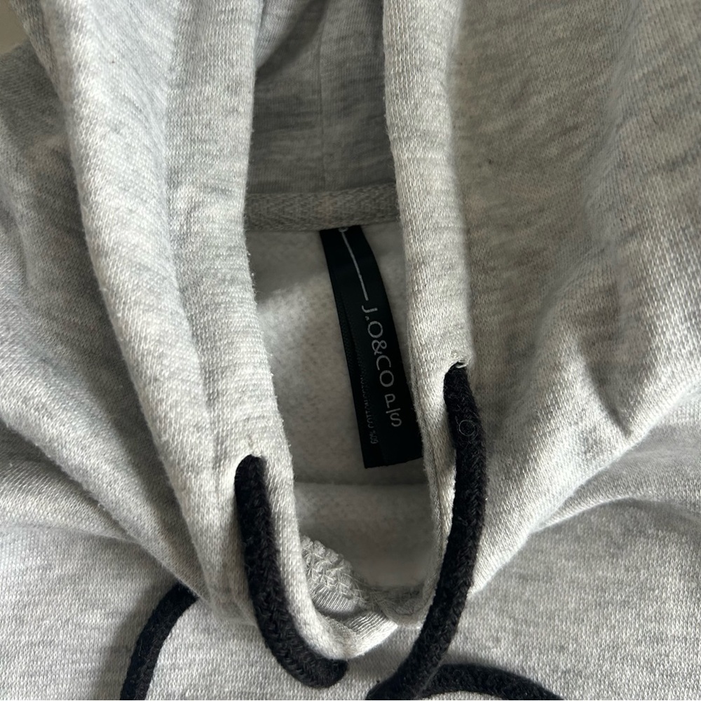 FALL Grey Cropped  Hoodie - Picture 2 of 3